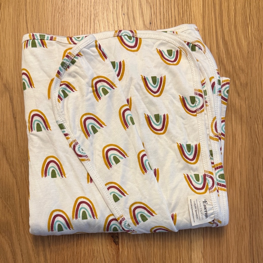 Emerson and Friends Cozy Rainbow Swaddle